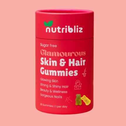 Nutribliz Skin & Hair Gummies for Glowing Beauty